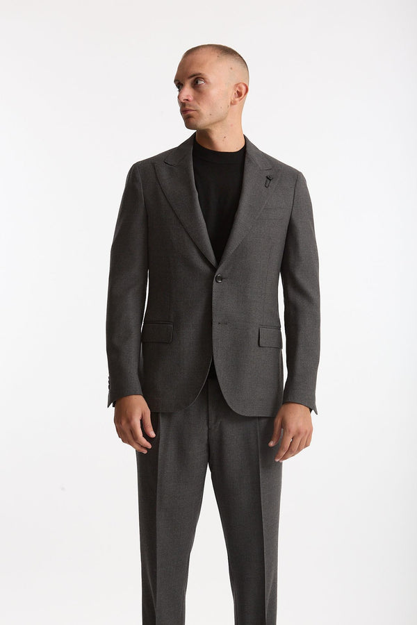 Abito monopetto grigio men Lardini