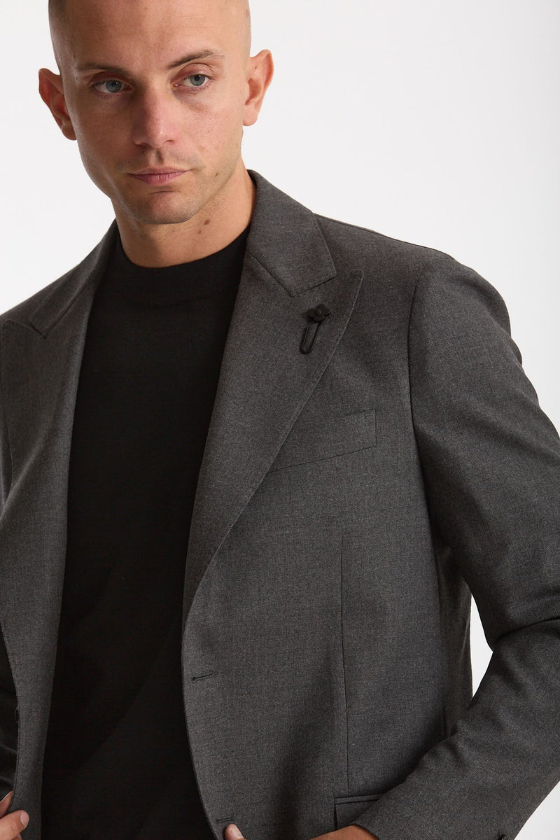 Abito monopetto grigio men Lardini - 7