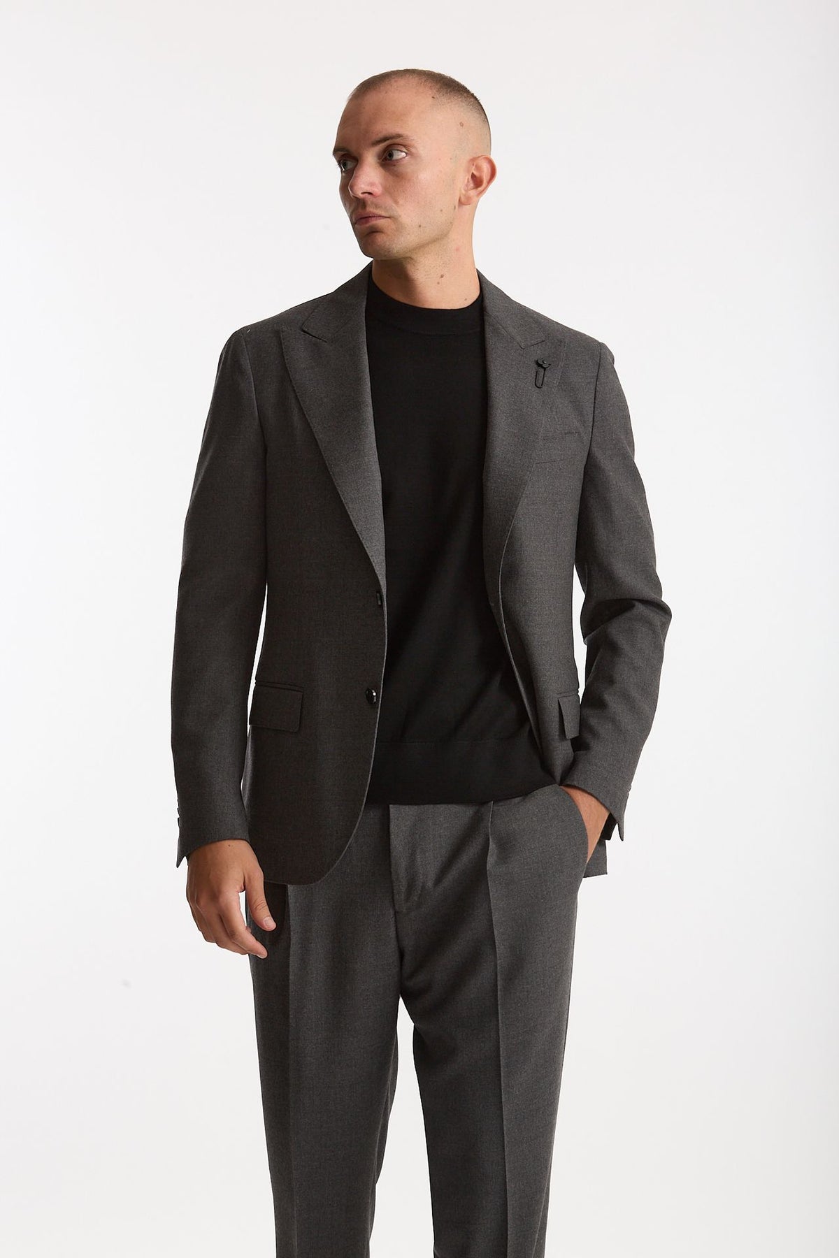 Abito monopetto grigio men Lardini - 5
