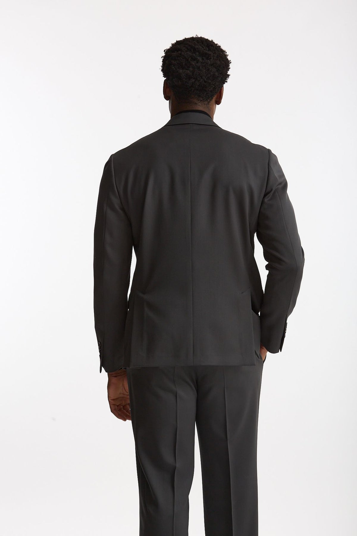 Abito doppiopetto lana tecnica grigio men Lardini - 2