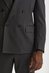 Abito doppiopetto lana tecnica grigio men Lardini - 7