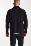 Overshirt in lana blu men Lardini - 3
