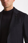 Giacca monopetto in lana blu men Lardini - 2