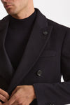 Cappotto doppiopetto in lana blu men Lardini - 8