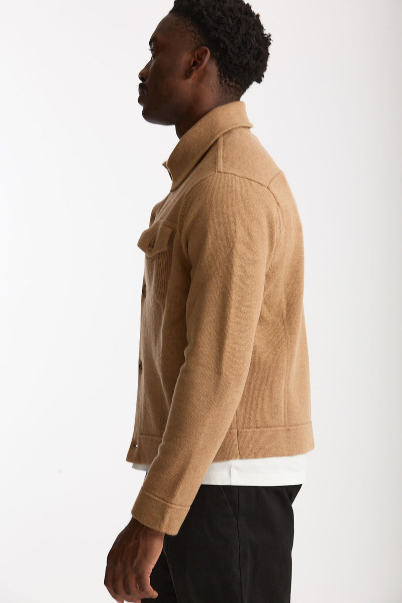 Maglia in lana e cashmere cammello men Lardini - 3