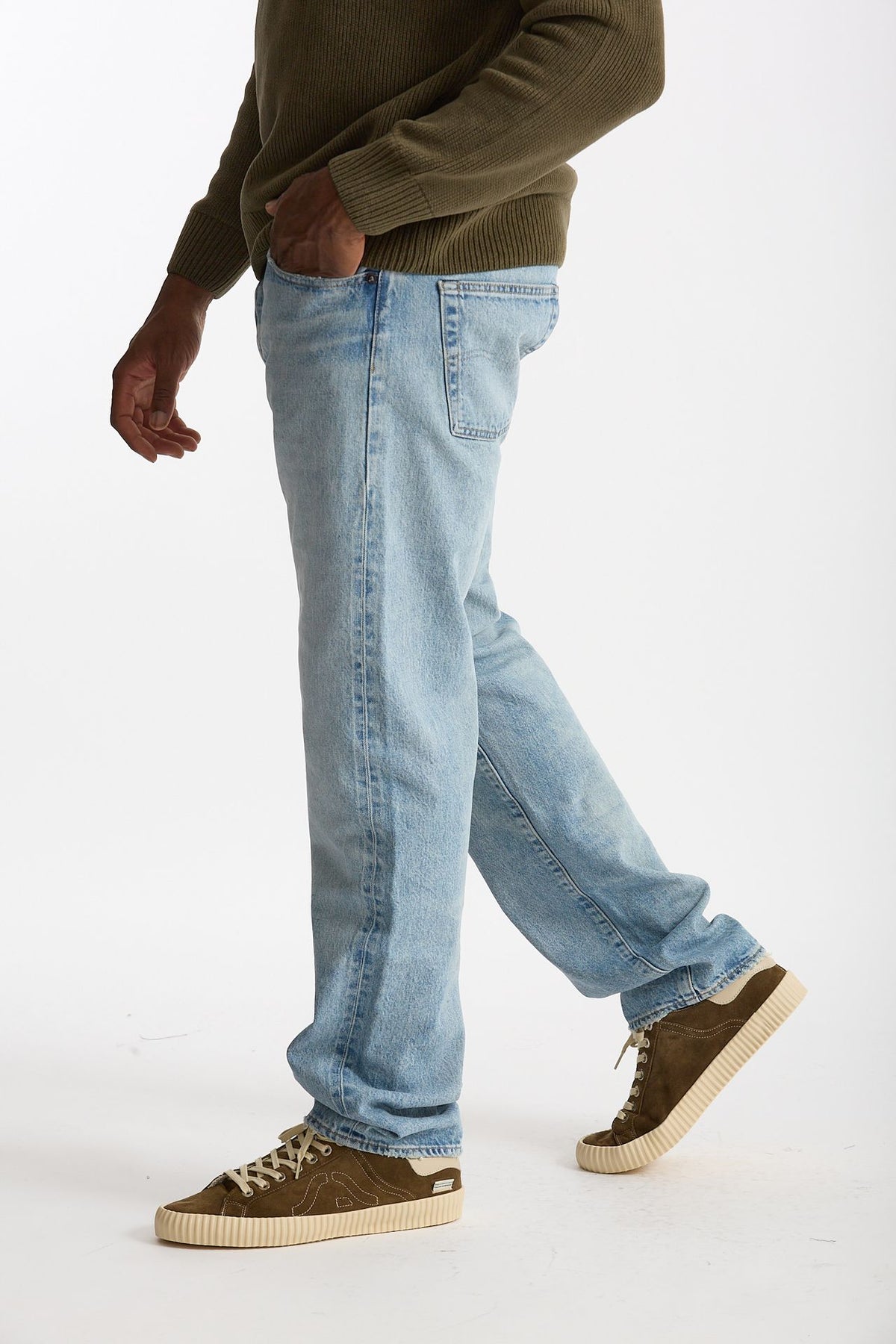 Jeans 501 1980s in cotone fermo lavaggio chiaro men Levi's - 3