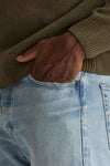 Jeans 501 1980s in cotone fermo lavaggio chiaro men Levi's - 6
