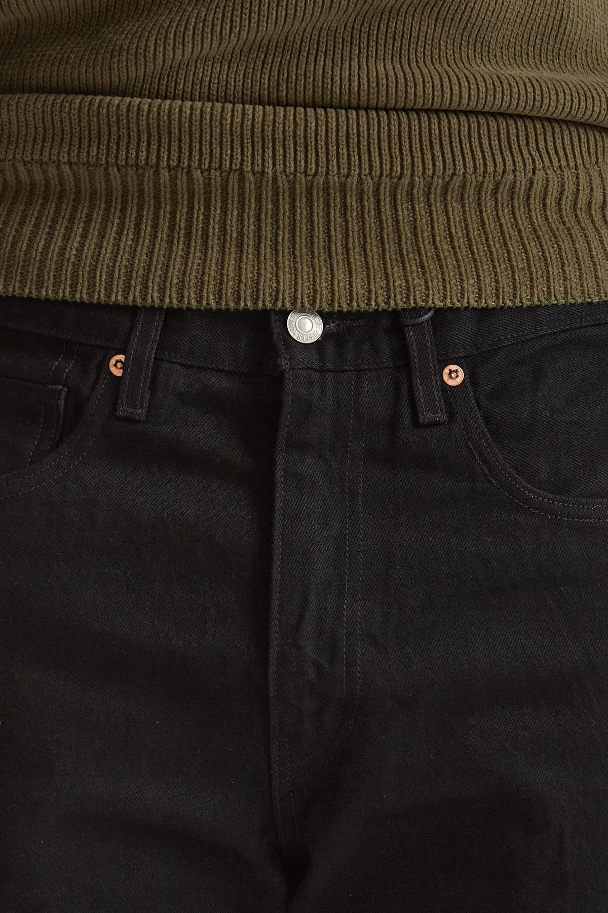 Jeans ANCHOR RELAX in cotone fermo nero men Levi's - 6