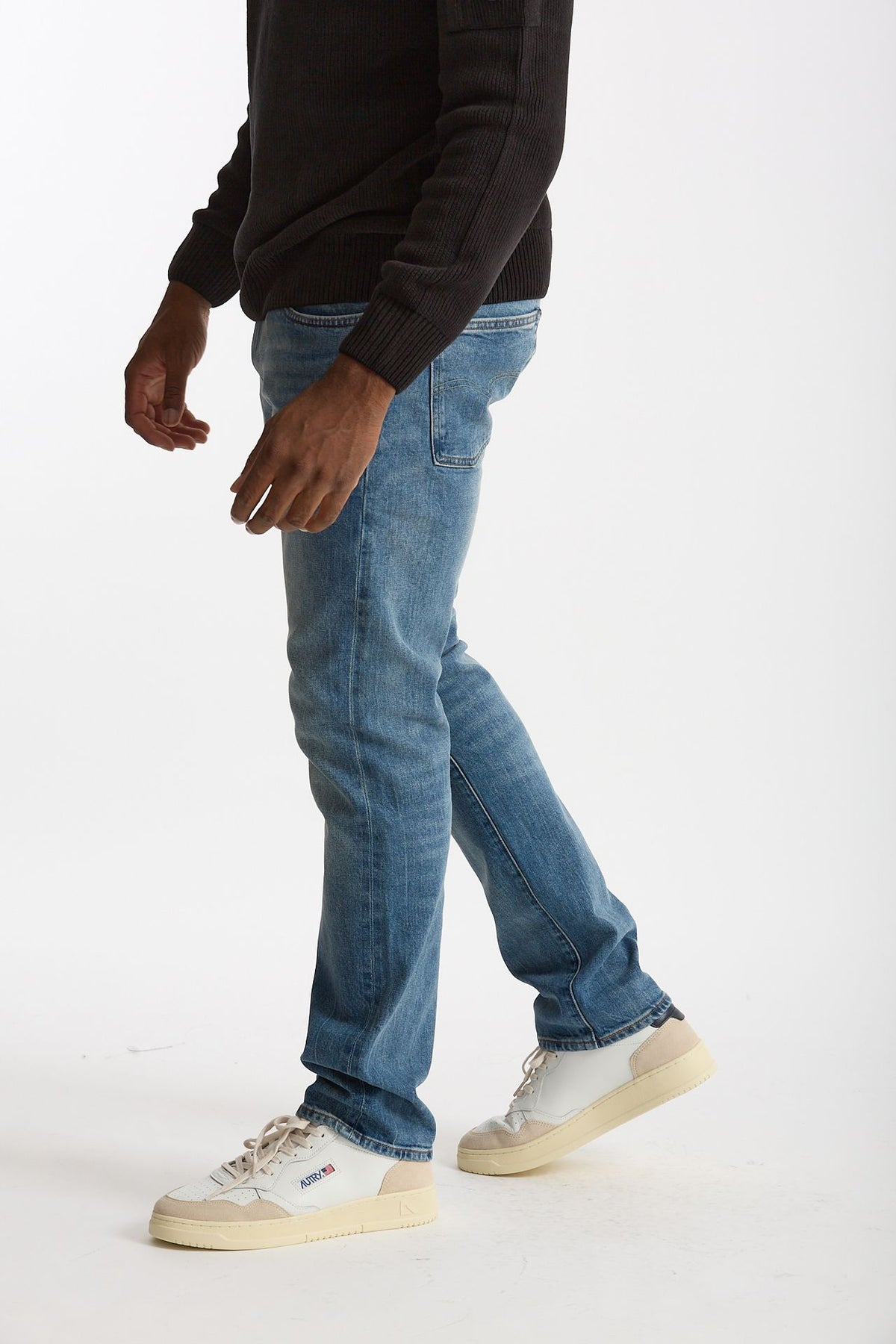 Jeans 511 SLIM in cotone stretch lavaggio chiaro men Levi's - 4