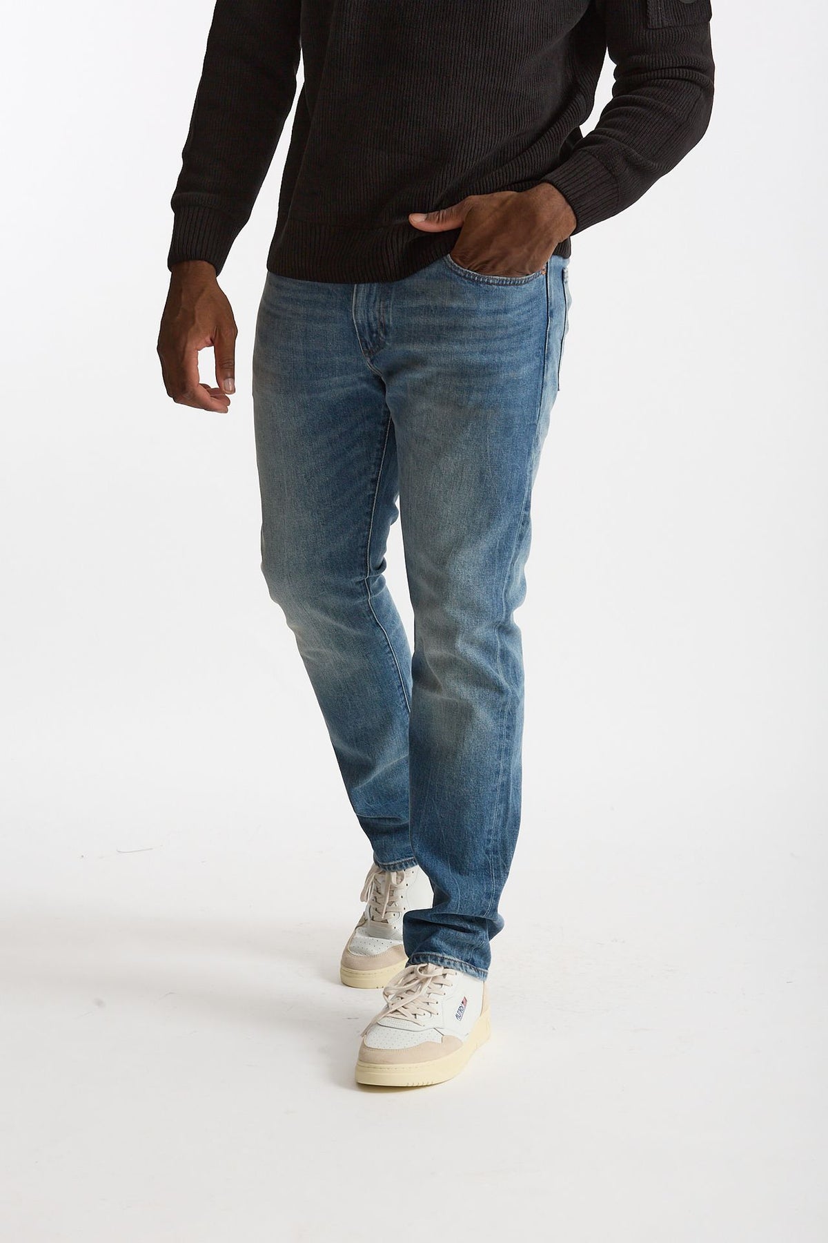 Jeans 511 SLIM in cotone stretch lavaggio chiaro men Levi's - 1
