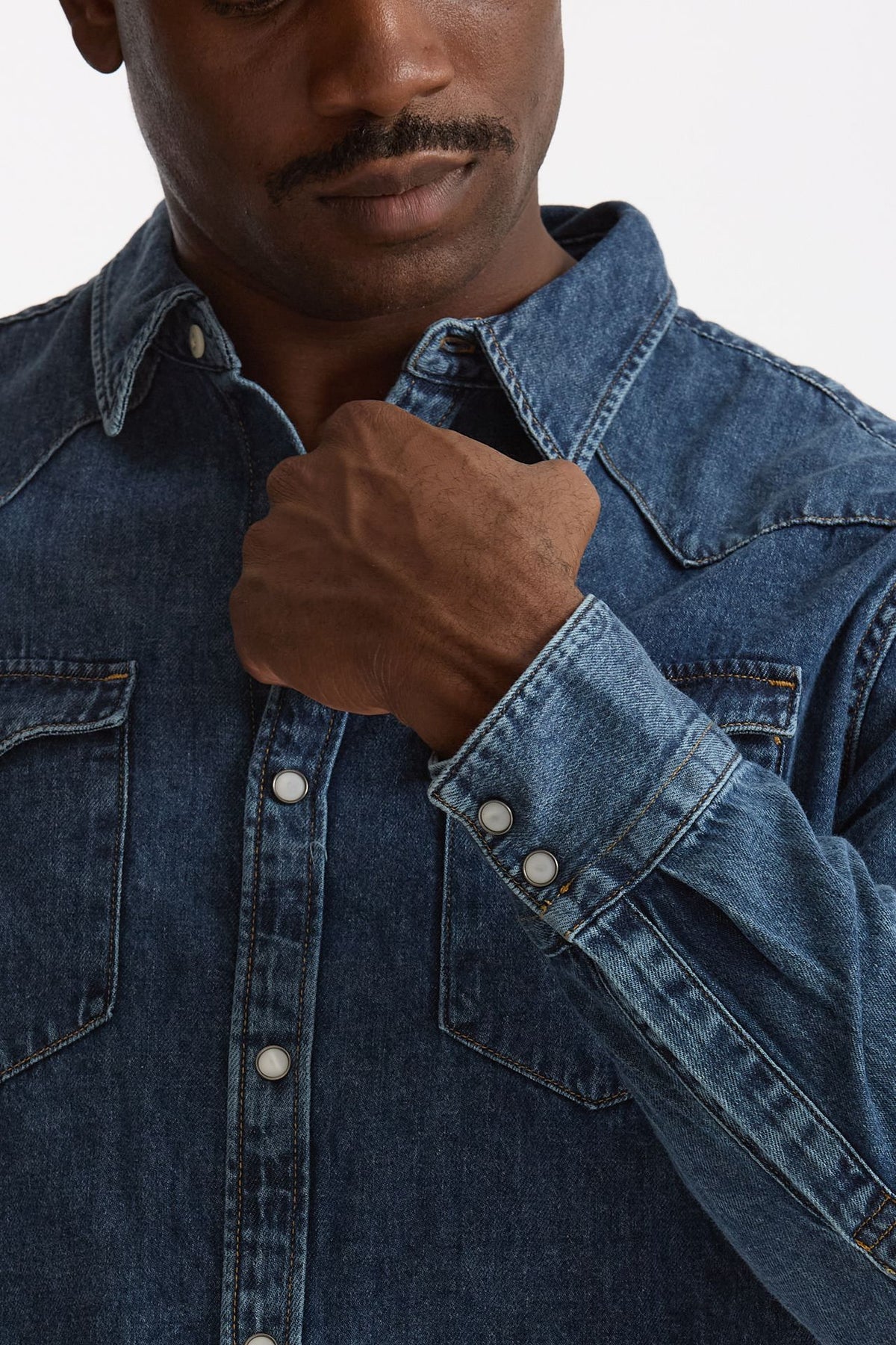 Camicia in denim lavaggio medio men Levi's - 6