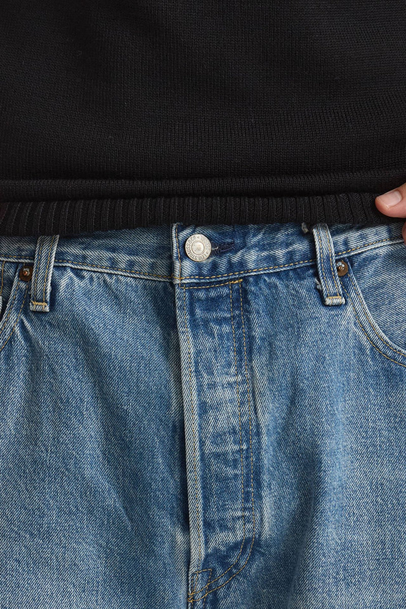 Jeans 501 1980s in cotone fermo lavaggio chiaro men Levi's - 5