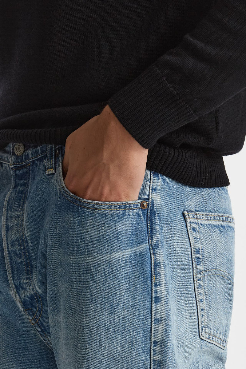 Jeans 501 1980s in cotone fermo lavaggio chiaro men Levi's - 6