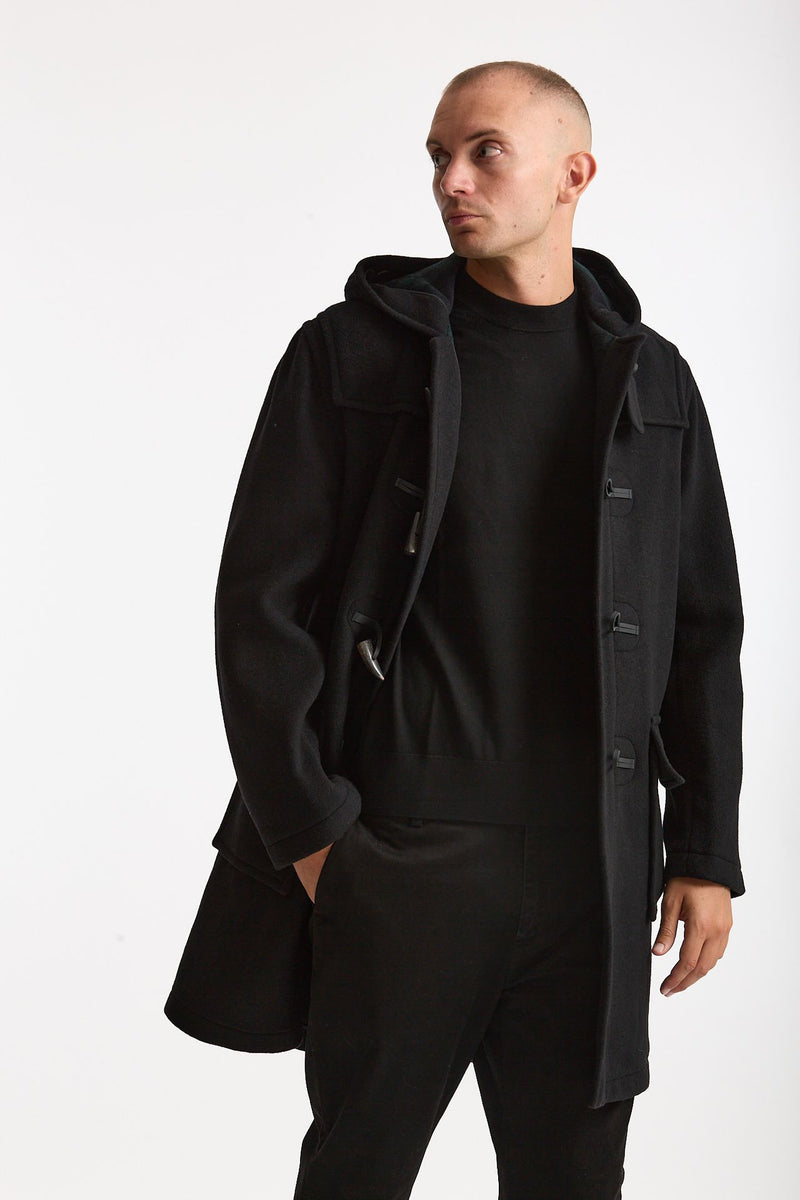 Montgomery MARTIN in misto lana nero men London tradition - 4