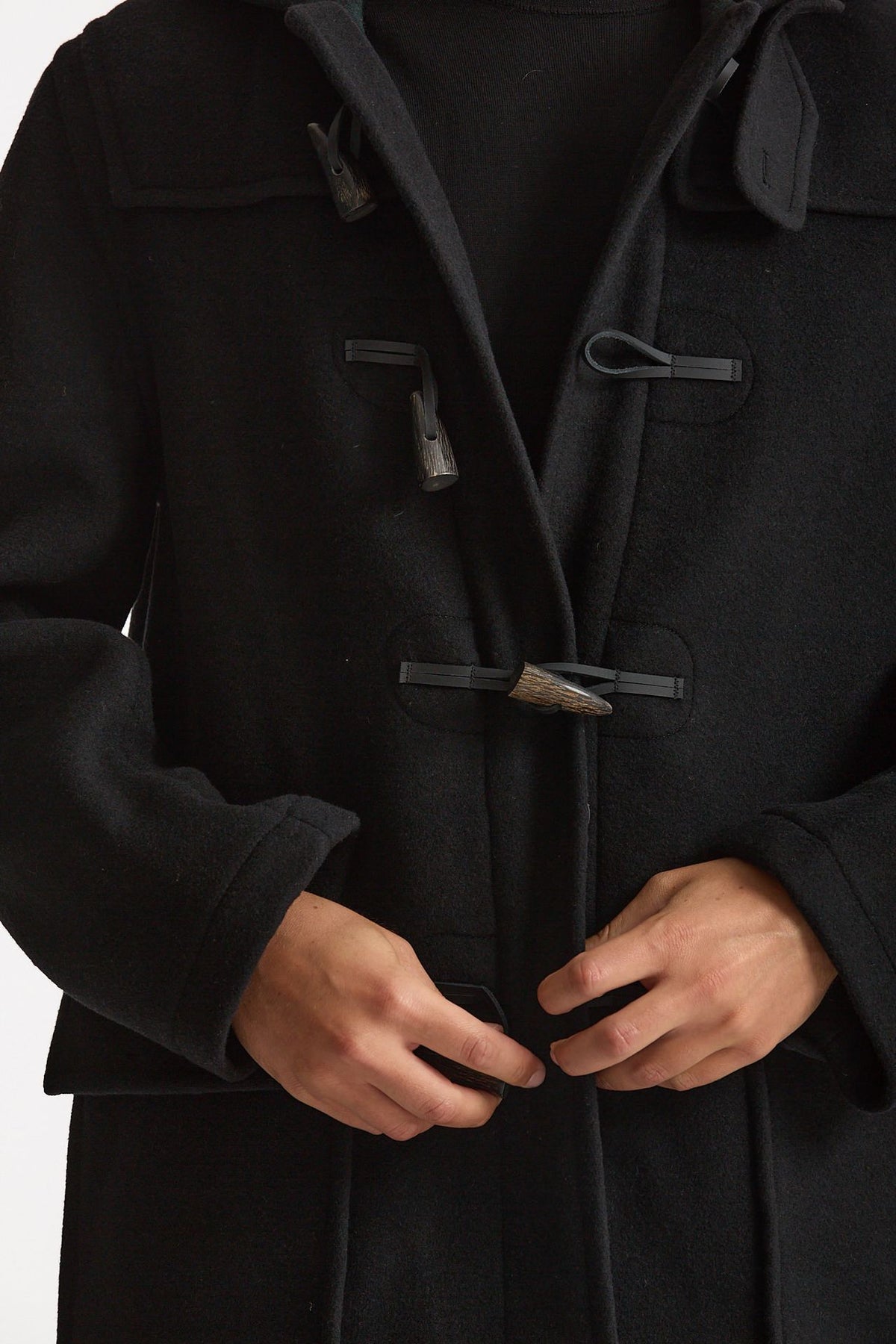 Montgomery MARTIN in misto lana nero men London tradition - 5