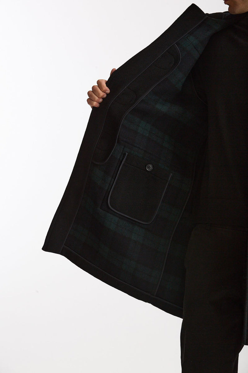 Montgomery MARTIN in misto lana nero men London tradition - 9