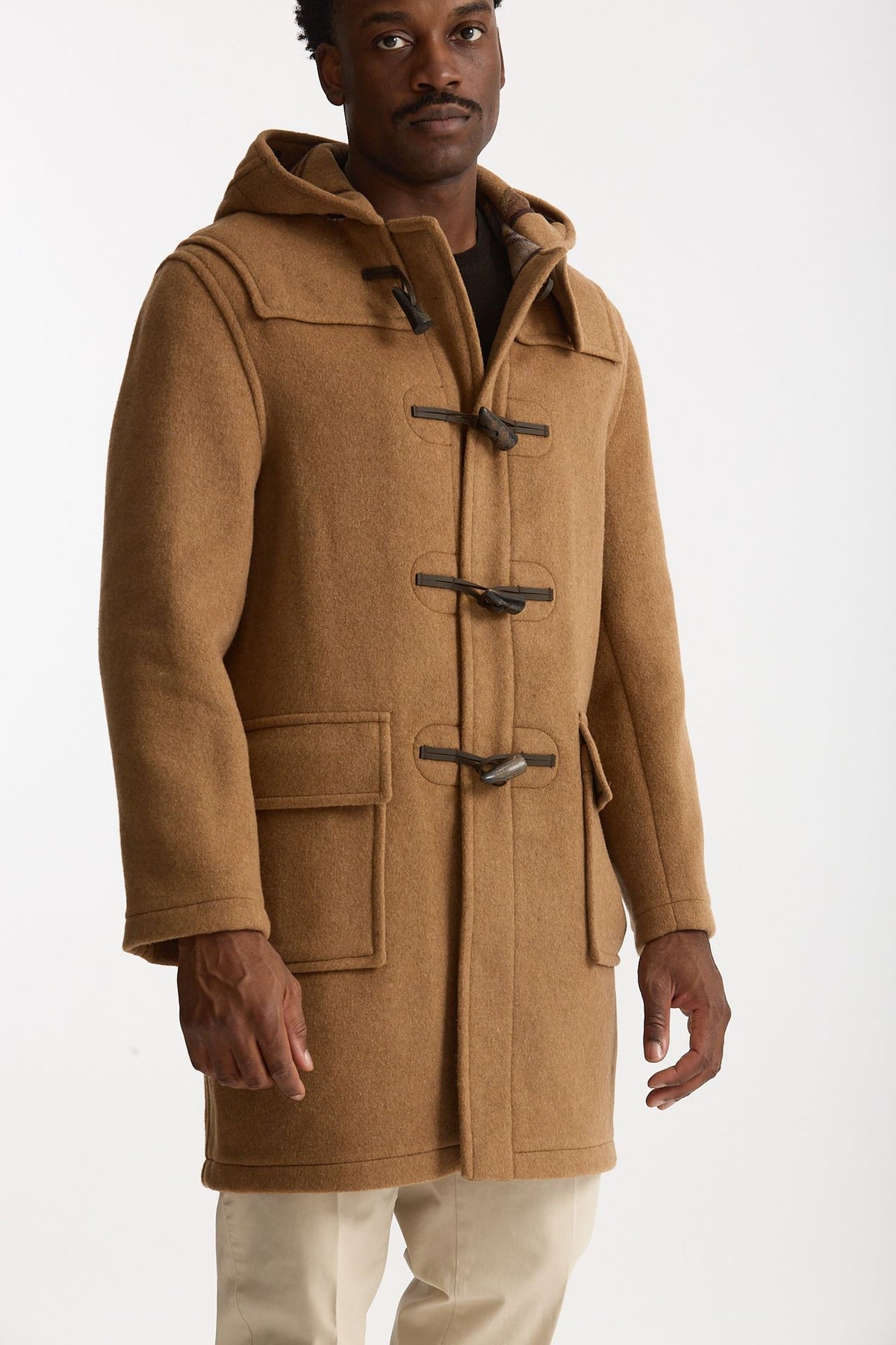 Montgomery MARTIN in misto lana cammello men London tradition - 4