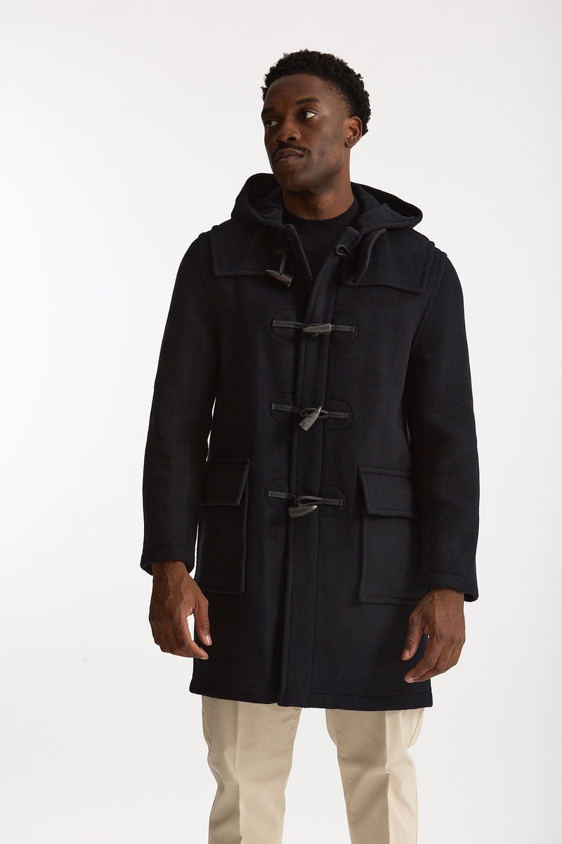Montgomery MARTIN in misto lana blu men London tradition - 3
