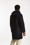 Montgomery MARTIN in misto lana blu men London tradition - 5