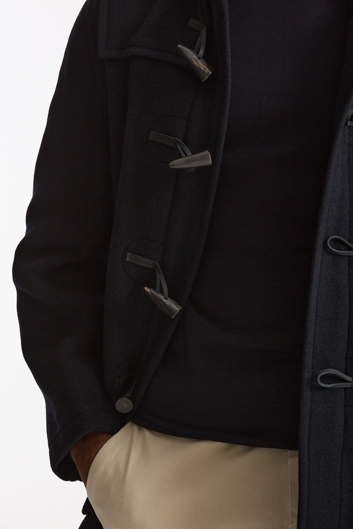 Montgomery MARTIN in misto lana blu men London tradition - 2