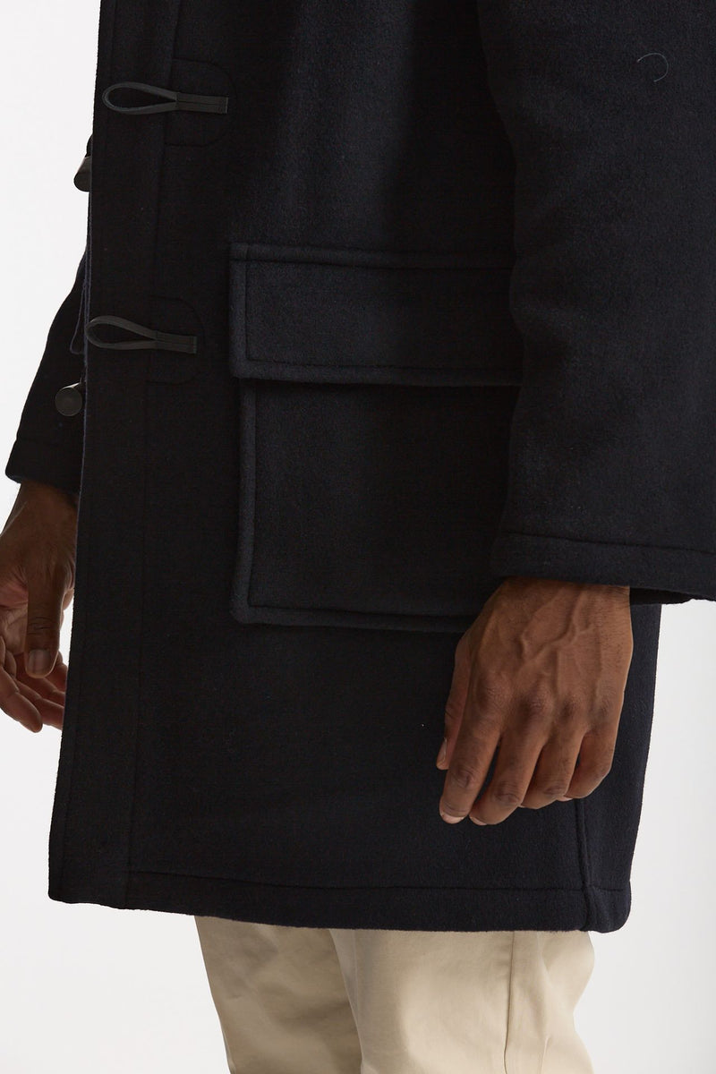 Montgomery MARTIN in misto lana blu men London tradition - 8