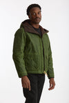 Giubbotto BLAZER COAT in cotone cerato verde men Manifattura ceccarelli - 4