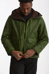 Giubbotto BLAZER COAT in cotone cerato verde men Manifattura ceccarelli - 5