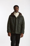 Giaccone TEDDY LINED in cotone cerato verdone men Manifattura ceccarelli - 8