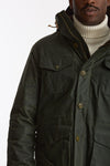 Giaccone TEDDY LINED in cotone cerato verdone men Manifattura ceccarelli - 6