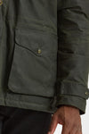Giaccone TEDDY LINED in cotone cerato verdone men Manifattura ceccarelli - 7