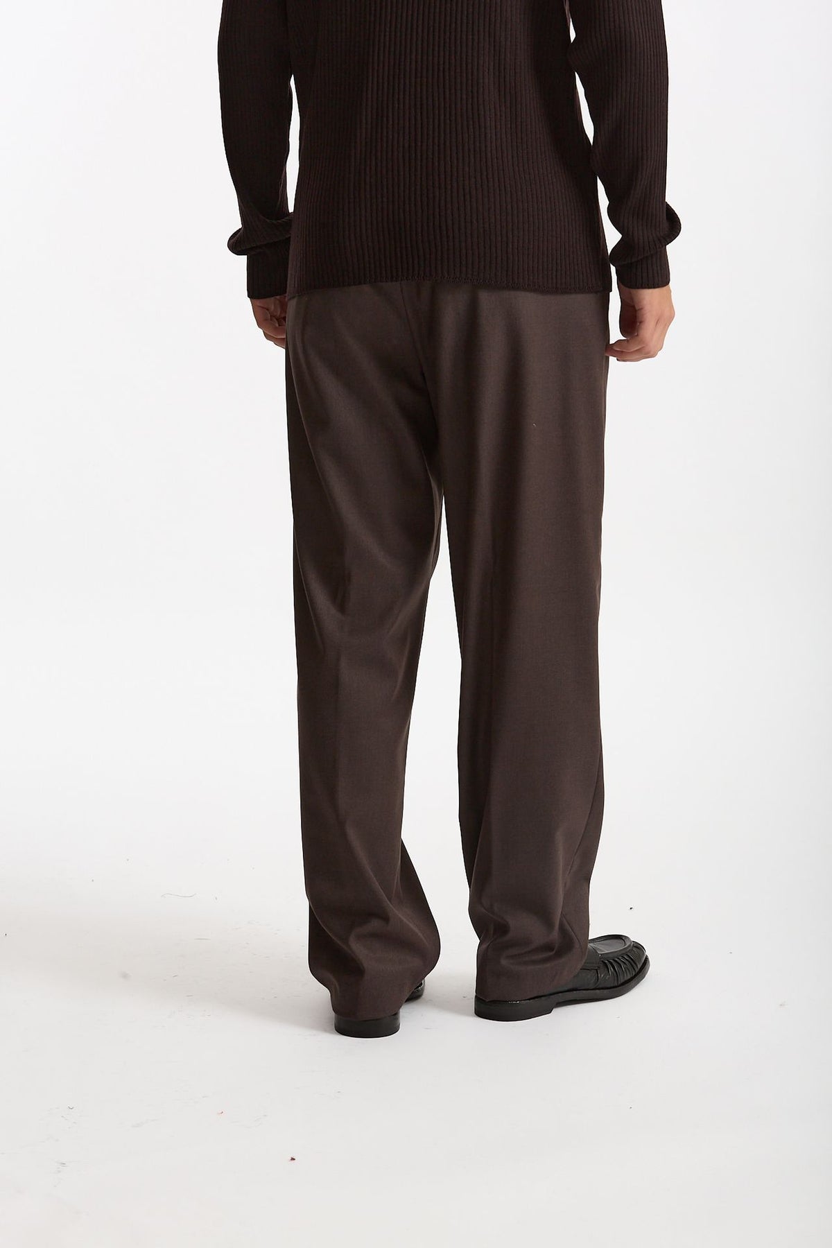 Pantalone gamba ampia marrone men Marsēm - 3