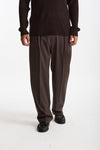 Pantalone gamba ampia marrone men Marsēm - 2