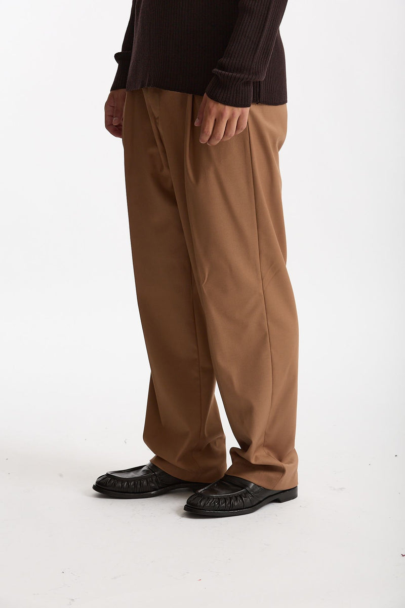 Pantalone gamba ampia cammello men Marsēm - 4