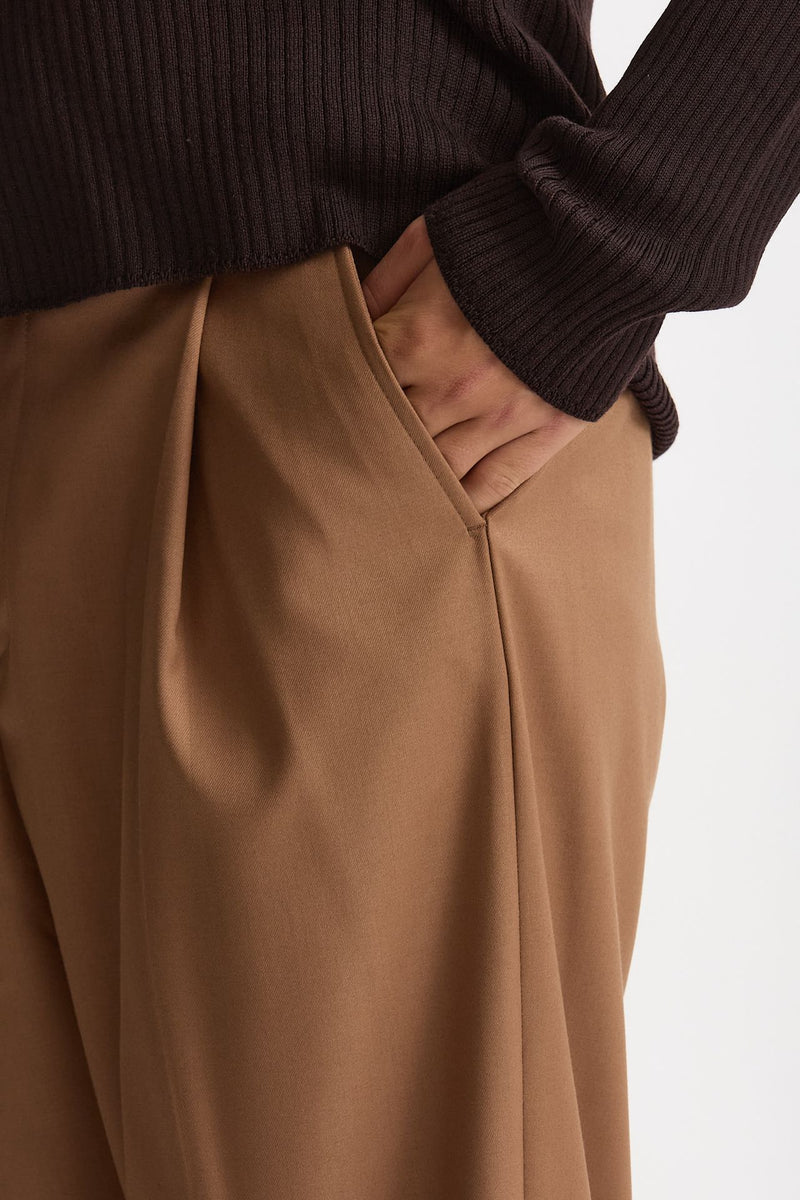 Pantalone gamba ampia cammello men Marsēm - 5