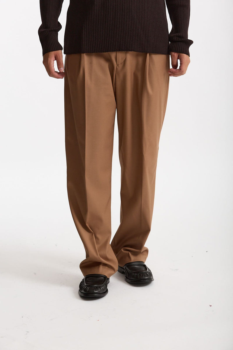 Pantalone gamba ampia cammello men Marsēm - 2