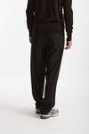 Pantalone gamba ampia gessato nero men Marsēm - 3