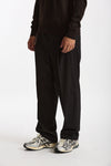 Pantalone gamba ampia gessato nero men Marsēm - 4