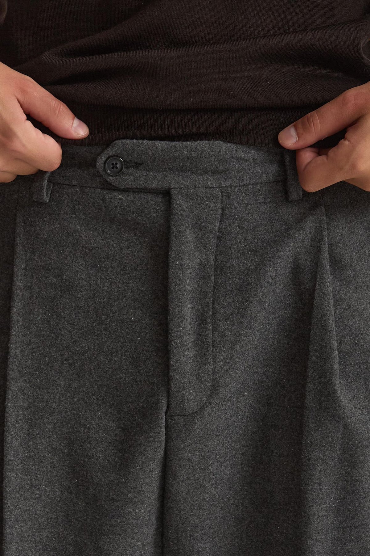 Pantalone gamba ampia grigio men Marsēm - 6