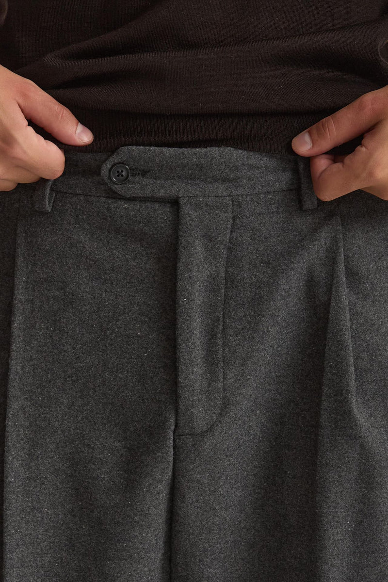 Pantalone gamba ampia grigio men Marsēm - 6