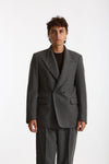 Giacca doppiopetto grigio men Marsēm - 8