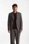 Giacca monopetto gessato grigio men Marsēm - 3