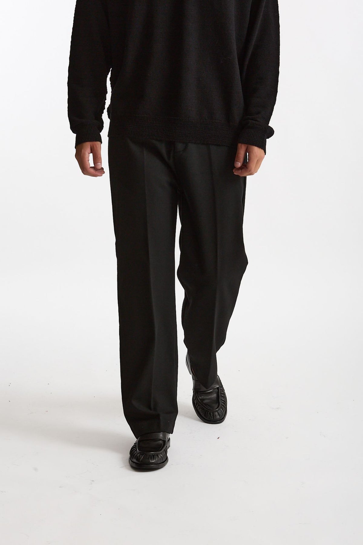 Pantalone gamba ampia nero men Marsēm - 1