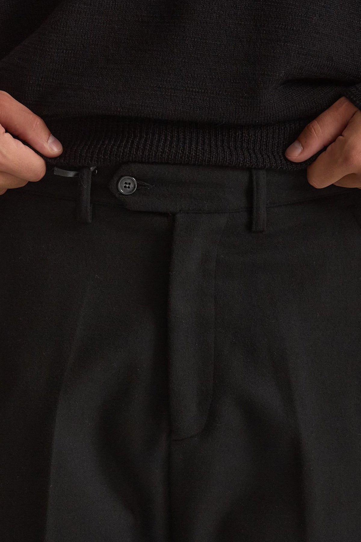Pantalone gamba ampia nero men Marsēm - 6