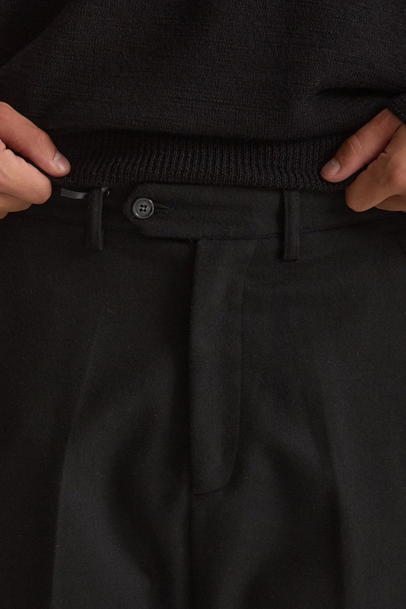 Pantalone gamba ampia nero men Marsēm - 6