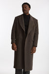 Cappotto doppiopetto spigato marrone men Marsēm - 2