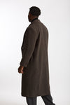 Cappotto doppiopetto spigato marrone men Marsēm - 3