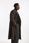 Cappotto doppiopetto spigato marrone men Marsēm - 1