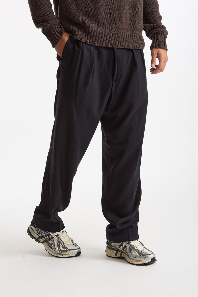 Pantalone KAY BAGGY in lana stretch men Nine in the morning - 4