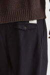 Pantalone KAY BAGGY in lana stretch men Nine in the morning - 7