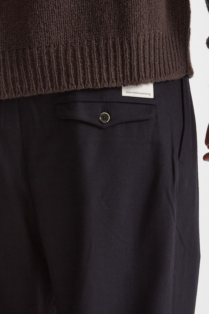 Pantalone KAY BAGGY in lana stretch men Nine in the morning - 7